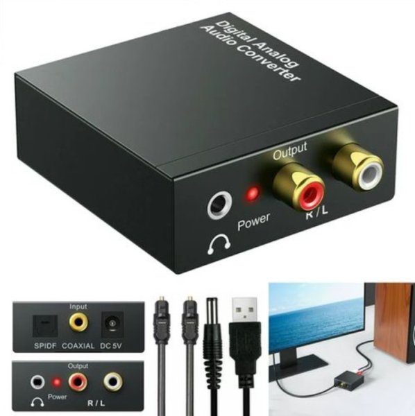 Convertisseur audio digital (optique) - RCA