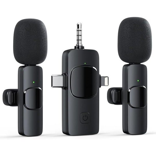 Microphone Lavalier 3 en 1